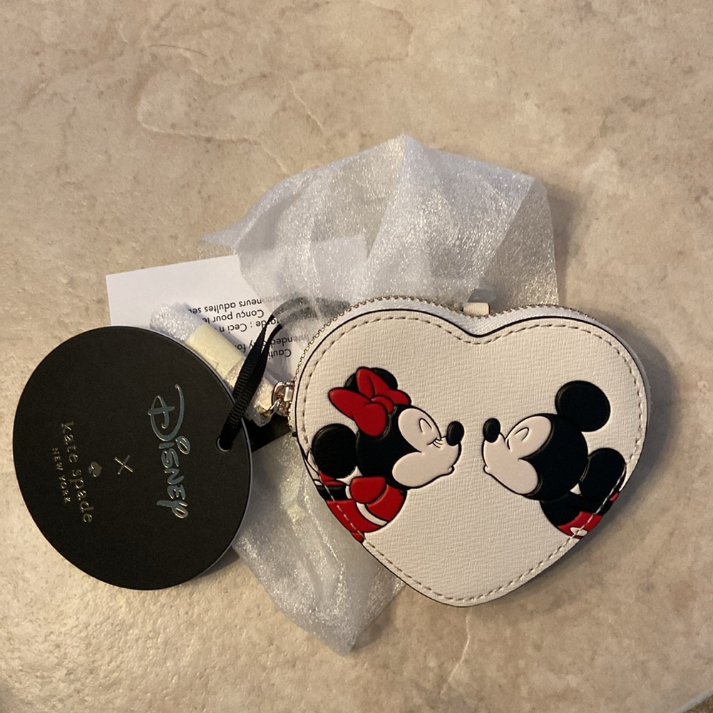 NWT Disney X Kate Spade New York 3d Coin Purse Mickey & Minnie - Picture 8 of 10